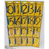 Image 1 : BUNDLE OF ASSORTED HOUSE NUMBERS