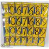 Image 1 : BUNDLE OF ASSORTED HOUSE NUMBERS