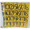 Image 1 : BUNDLE OF ASSORTED HOUSE NUMBERS