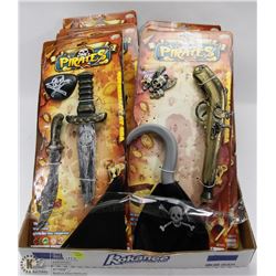 FLAT OF ASSORTED PIRATE PLAY SETS