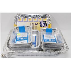 BUNDLE OF ASSORTED ALUMINUM DISPOSABLE