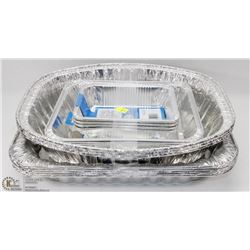 BUNDLE OF ASSORTED ALUMINUM DISPOSABLE