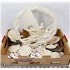 Image 1 : CORAL CARVING WITH LOT OF SEASHELLS & SAND DOLLARS