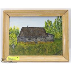 "HOMESTEAD HOUSE  " BY M.N. MILLER CANVAS, ACRYLIC