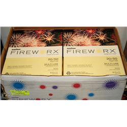 CASE OF CANARY YELLOW FIREWORK PAPER