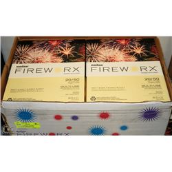 CASE OF CANARY YELLOW FIREWORK PAPER