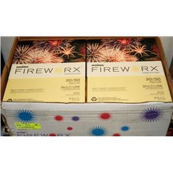 CASE OF CANARY YELLOW FIREWORK PAPER