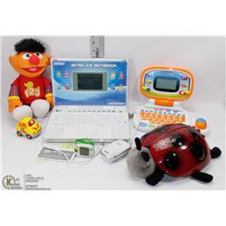 BOX OF KIDS ASSORTED ELECTRONICS