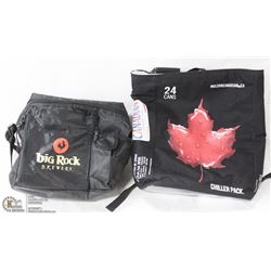2 COOLER BAGS “BIG ROCK” AND “MOLSON CANADIAN”