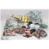 Image 1 : BOX OF ASSORTED JEWELRY, BEADS AND ETC