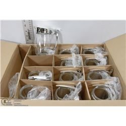 CHROME SUGAR/SYRUP DISPENSER - LOT OF 12 NEW