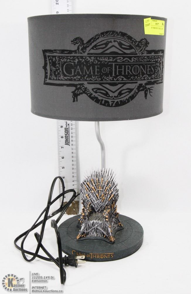 GAME OF THRONES TABLE LAMP.