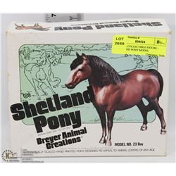 BREYER COLLECTIBLE FIGURE - SHETLAND PONY MODEL