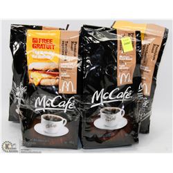 5 BAGS OF MCAFE MEDIUM ROAST FINE GROUND COFFEE