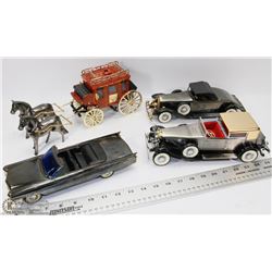 FLAT OF 4 VINTAGE MODEL RADIOS.