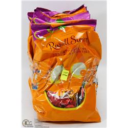 6 BAGS OF RUSSEL STOVER ASSORTED PRALINES