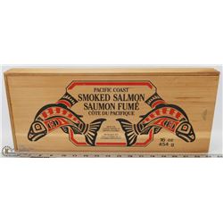 CEDAR B.C. PACIFIC COAST SALMON STORAGE BOX -
