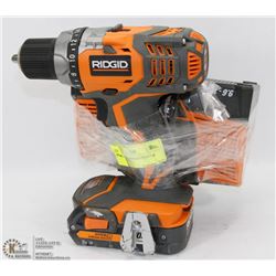 RIDGID DRILL WITH BATTERY & CHARGERS
