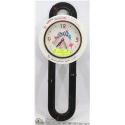 VINTAGE KRIPE JEWELERS WALL CLOCK WITH DATE AND