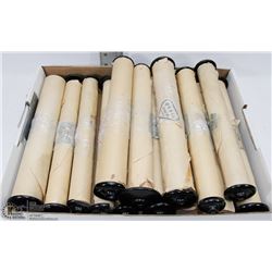 LOT OF 14 OLD TIME PLAYER PIANO ROLLS.