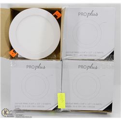 LOT OF 4 TEAGO PRO PLUS LED FLAT PANEL 6-3/4" X