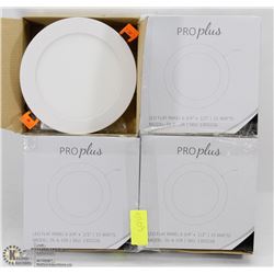 LOT OF 4 TEAGO PRO PLUS LED FLAT PANEL 6-3/4" X