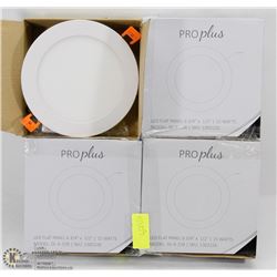 LOT OF 4 TEAGO PRO PLUS LED FLAT PANEL 6-3/4" X