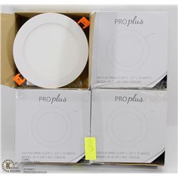 LOT OF 4 TEAGO PRO PLUS LED FLAT PANEL 6-3/4" X