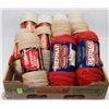 Image 1 : FLAT OF ASSORTED YARN