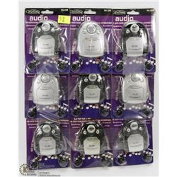 BUNDLE OF FM RADIOS WITH EARBUDS