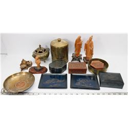 ESTATE FLAT OF VINTAGE ASIAN DECOR.