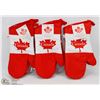 Image 1 : 3 PAIRS OF CANADA OVEN MITTS