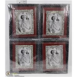 LOT OF 4 PHOTO FRAMES