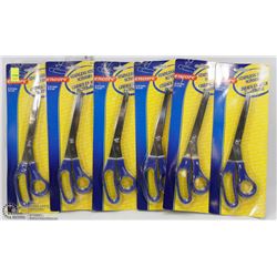6 PAIRS OF SCISSORS