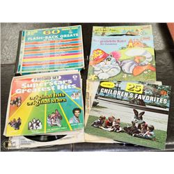 BOX OF ASSORTED RECORDS