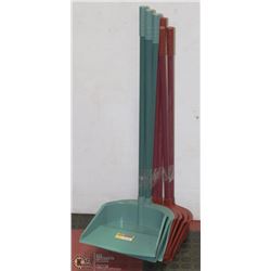 BUNDLE OF 7 DUSTPANS ON A STICK