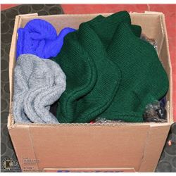BOX OF NEW WINTER TOQUES