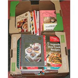 2 BOXES WITH COMPANY COMING COOK BOOKS AND MORE