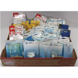 FLAT OF ASSORTED LIGHTBULBS