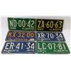 Image 1 : LOT OF 6 ALBERTA LICENSE PLATES INCL 1968, 1969,