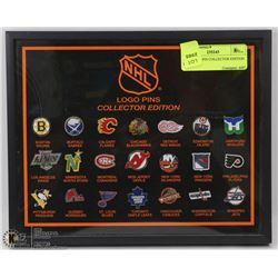 NHL LOGO PIN COLLECTOR EDITION SET.