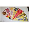 Image 1 : LOT OD 7 HOCKEY PENNANTS INCL BOSTON, MONTREAL,