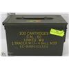 Image 1 : METAL 100 CARTRIDGE AMMO BOX