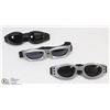 Image 1 : LOT OF 3 ADJUSTABLE FIT SPORTS GOGGLES