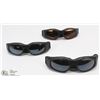 Image 1 : LOT OF 3 ADJUSTABLE FIT SPORTS GOGGLES