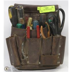 ELECTRICIAN TOOL POUCH W/ TOOLS