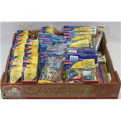 FLAT OF ASSORTED OFFICE SUPPLIES