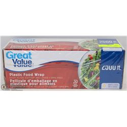 NEW 2500FT OF PLASTIC FOOD WRAP