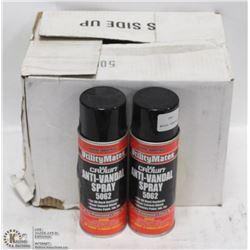 CASE OF 12 CANS OF ANTI-VANDAL MARKING PAINT.