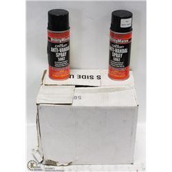 CASE OF 12 CANS OF ANTI-VANDAL MARKING PAINT.